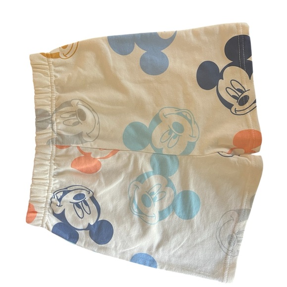 Disney coral and White Mickey Mouse Pajama lounge Set size 7 - Picture 6 of 6